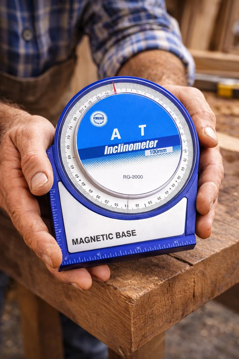LABART Inclinometer Protractor | Goniometer | Gauge Meter Tilt Level Meter Angle Finder Inclinometer Protractor Tilt Level Meter Angle Finder Clinometer with Magnetic Base - Image 1