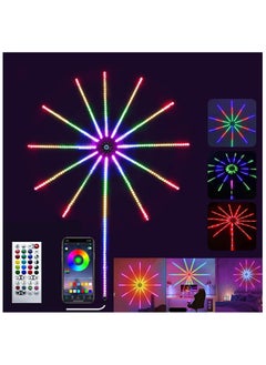 BJollys Smart Firework Lights Indoor, App and Remote Control RGB Color Changing Led Lights Strip for Bedroom, More Colors, Dynamic Modes, Music Sync, Mic, Led Rhythm Control Lights for Room Decor  - Image 1