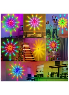 BJollys Smart Firework Lights Indoor, App and Remote Control RGB Color Changing Led Lights Strip for Bedroom, More Colors, Dynamic Modes, Music Sync, Mic, Led Rhythm Control Lights for Room Decor  - Image 2