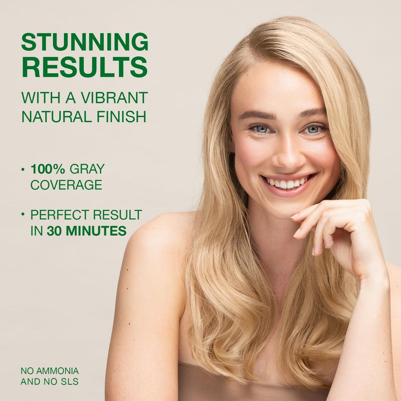 Naturigin Permanent Hair Color, 10.0 Platinum Blonde, Ammonia Free, 100% Gray Coverage, Nourishing Natural Formula, For All Hair Types, Long-Lasting, Vegan & Cruelty-Free, 1 Pack - Image 3