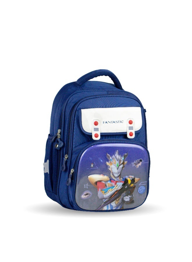 Fantastic CS 009 Fantastic School Backpack, Assorted Designs, Multi-Color, with Multiple Pockets - Image 1