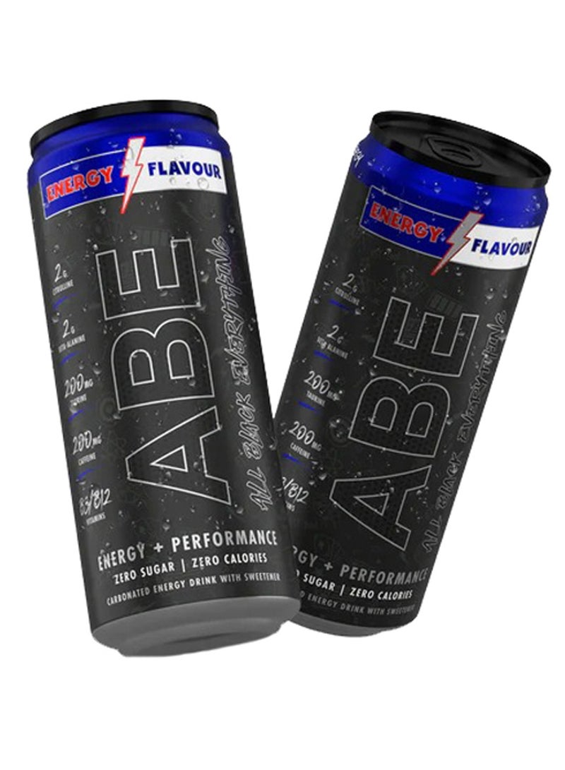 أبلايد نيوتريشن اي بي ايه, مشروب طاقة غازي ماقبل التمرين - نكهة الطاقة - (12 عبوة) - Image 2