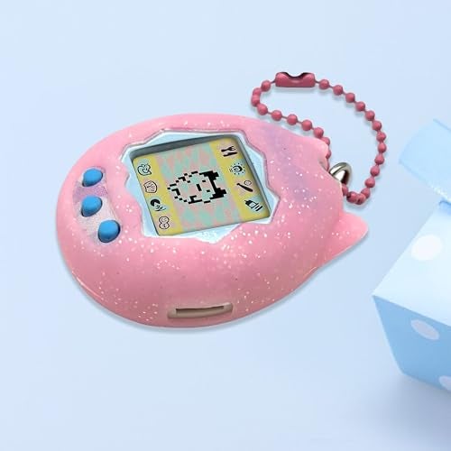 AFJWUZ Silicone Shell Cover for Tamagotchi Original, Travel Storage Case Compatible with Tamagotchi Digital Pet Accessories(Only Case) (Pink) - Image 4