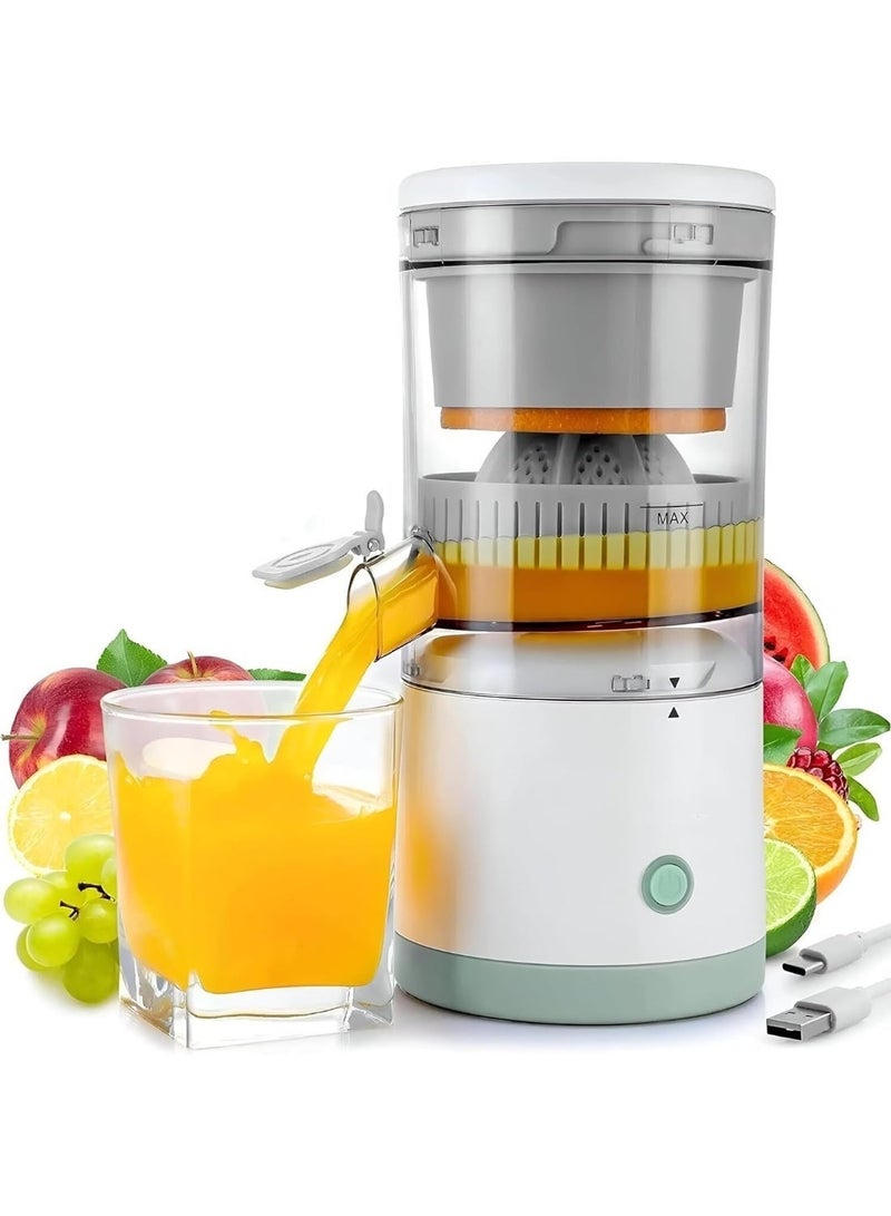 Automatic Portable Electric Citrus & Fruits Juicer Squeezer, Wireless USB-C Rechargeable, 45W Motor, for Home, Office, Parties & Trips. Fresh Apple, Grapefruit, Pear, Orange, Lemon juice ..etc - Image 2