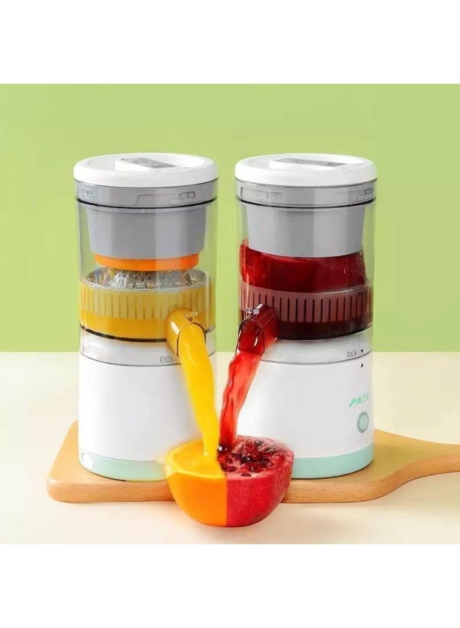 Automatic Portable Electric Citrus & Fruits Juicer Squeezer, Wireless USB-C Rechargeable, 45W Motor, for Home, Office, Parties & Trips. Fresh Apple, Grapefruit, Pear, Orange, Lemon juice ..etc - Image 1
