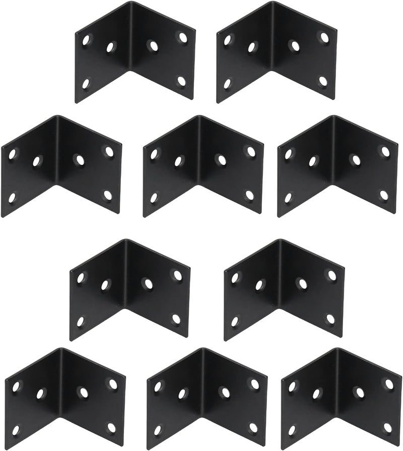 ZJchao Stainless Steel Corner Brace Heavy Duty 90 Degree Angle L Shape Bracket Corner Brace for Furniture - Image 1