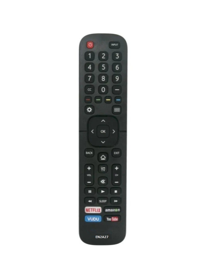 EN2A27 Replace Remote Control Compatible with Hisense Smart TV 58S5 65R6 65S8 75R6 75S8 70B7100UW 55B7100UW 43B7100UW 50B7100UW 65B7100UW 55B7100UW Q8600 65Q8600UWG B8000 B7100 - Image 1