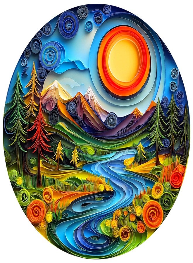 DOCRAGI 1000 Piece Puzzle for Adults - Canyon Sunrise Landscape Jigsaw Puzzles Paper - Brain Teaser Adult Puzzles - Christmas Birthday Gifts for Women/Men - Image 1