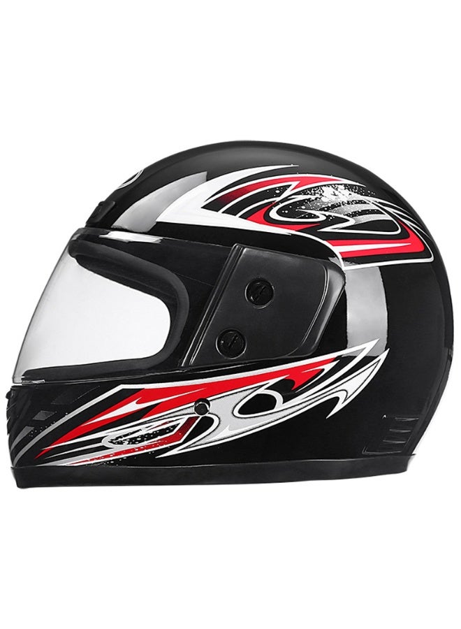Motorcycle Helmet Full - Face: Stylish Design, Safety Protection - Image 1