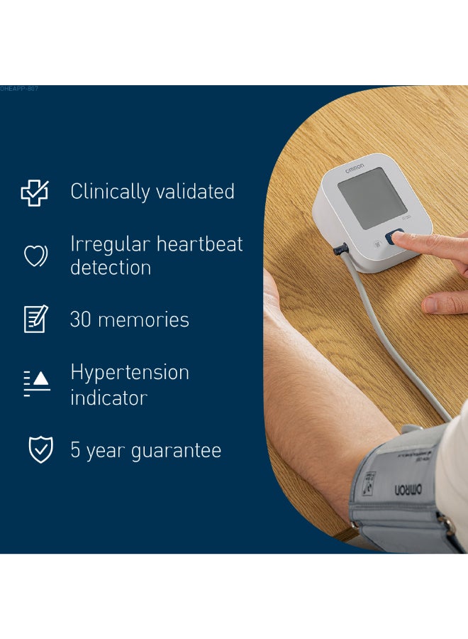 Omron M2 Essential(Hem-7188-E)  Blood Pressure Monitor - Image 5