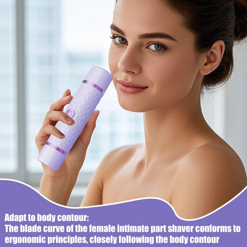 Women 2 in 1 USB Rechargeable Bikini Shaver Trimmer for Body Private Area - Image 3