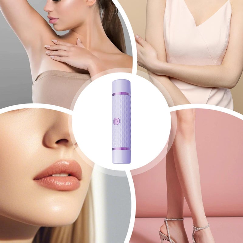 Women 2 in 1 USB Rechargeable Bikini Shaver Trimmer for Body Private Area - Image 5