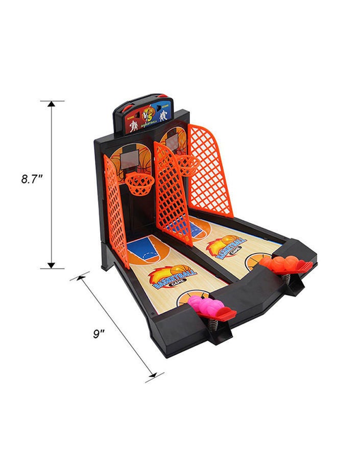 NIBEMINENT Fine Craftsmanship Parent Child Interaction Shooting Basketball Tabletop Game Toy 9x8.7inch - Image 2