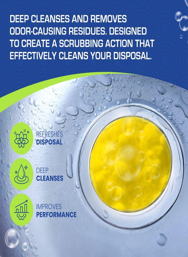 True Fresh Garbage Disposal Cleaner Tablets, Large 15g Drop-In Fresh Ocean Tablets, Deep Foaming Sink & Drain Cleaner for Buildup, Grease & Residue, Disposal Cleaner and Deodorizer, 24 Pack XL Value! - Image 5