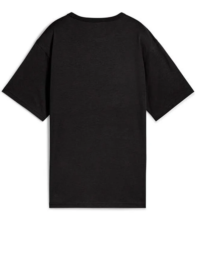 PUMA puma black Class Relaxed Logo T-Shirt for Women | Best Price UAE