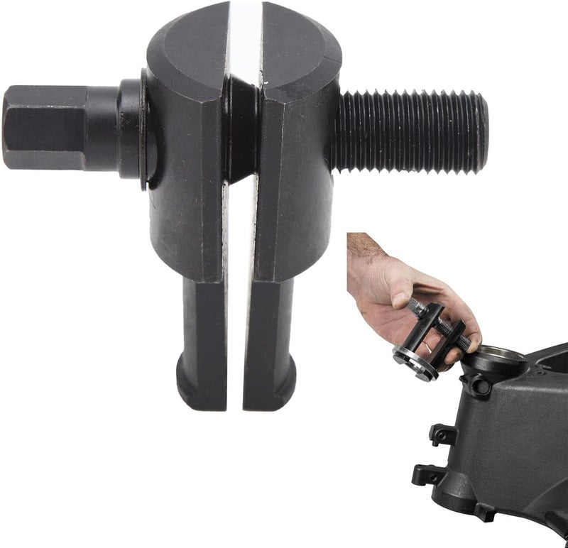 YOSOO Motorcycle Steering Neck Bearing Race Remover Sturdy Structure Steering Stem Bearing Tool 25 to 40mm Bearing Races Neck Bearing Race Puller Universal Autocycle Accessories - Image 1