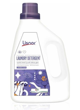 Laundry Liquid Detergent Saffron Decontamination 2L. Created with Saffron Scenics Originated from Persia with Fragrant Essential Oils. - pzsku/ZA9190E1E9641B97E472EZ/45/_/1706123172/02b0006f-e112-4b45-bcec-9efb3f3deadd
