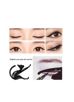 ORiTi ORiTi 1Pair Cat Eyeliner Guides Easy Quick Makeup Tool Eye Liner Stencils Templates  - Image 4