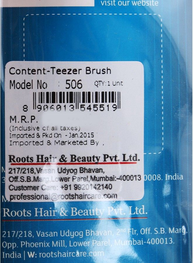 Roots Professional Teaser Brush Paddle Brushes Styling Tools - Image 4