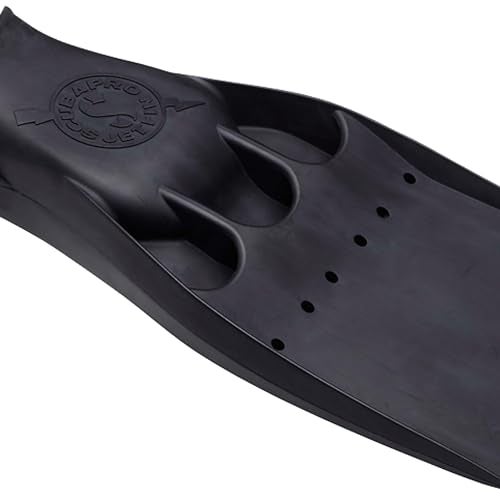 SCUBAPRO Jet Diving Fin with Spring Heel Strap (Black, Large) - Image 3