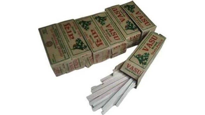 7 صندوق فاسو قلم رصاص رقيق طبيعي وأرضي للتسلق (100 عصا)