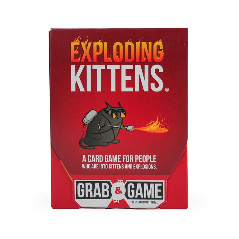 Exploding Kittens Grab Game Card Game for Families FastPaced EasytoLearn with Hilarious Original Artwork by The Oatmeal Creator Ages 7 24 Players 42 Cards - Image 4