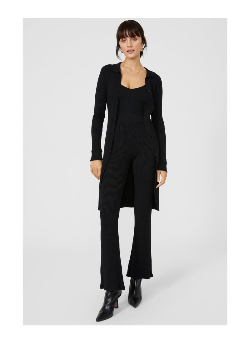 principles - Longline Button Through Collar Cardi - Image 1