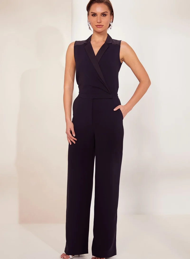 REISS Dina Wide Leg Jumpsuit