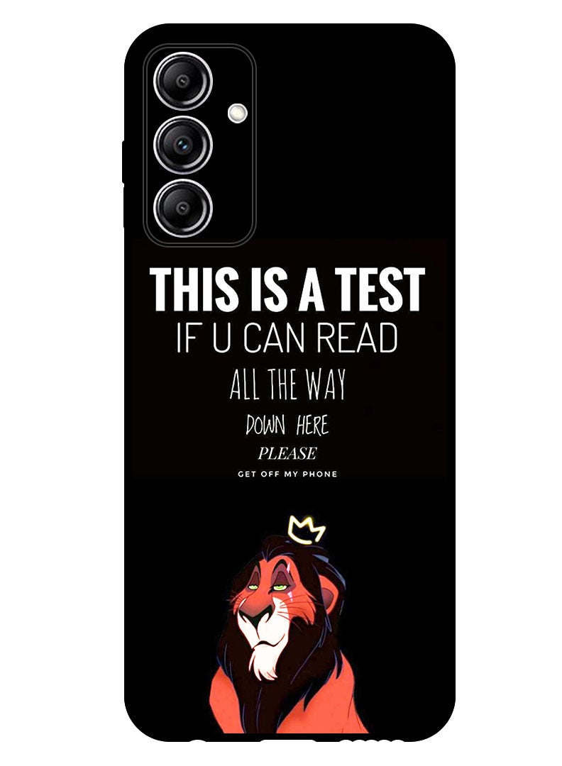 Theodor Protective Case Anti Scratch Shock Proof Bumper Cover For Samsung Galaxy A25 This is a Test - Image 1