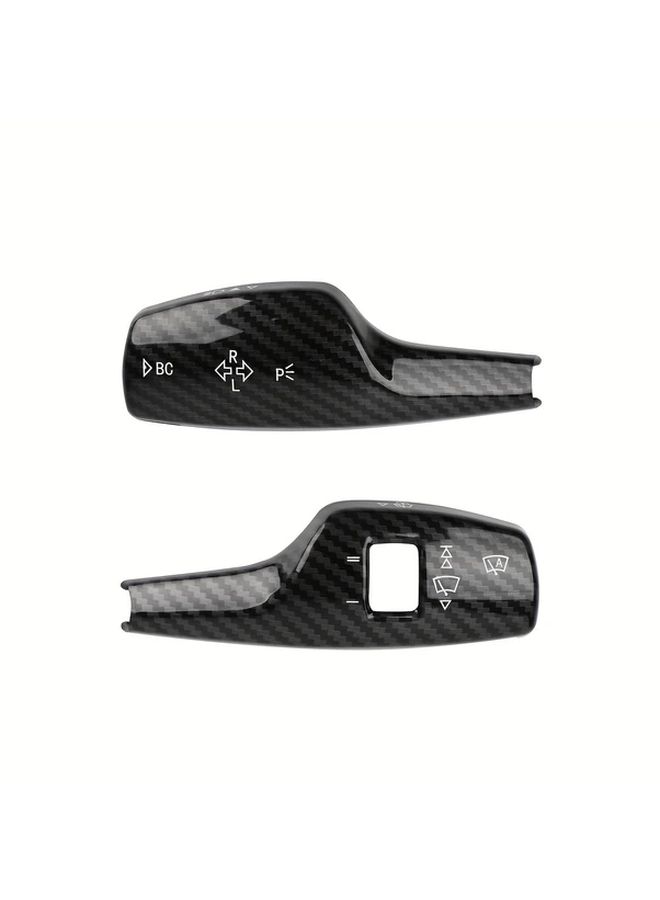 Carbon Fiber Wiper Switch Decorative Trim For BMW 3 4 5 7 Series 2011 2017 - Image 5