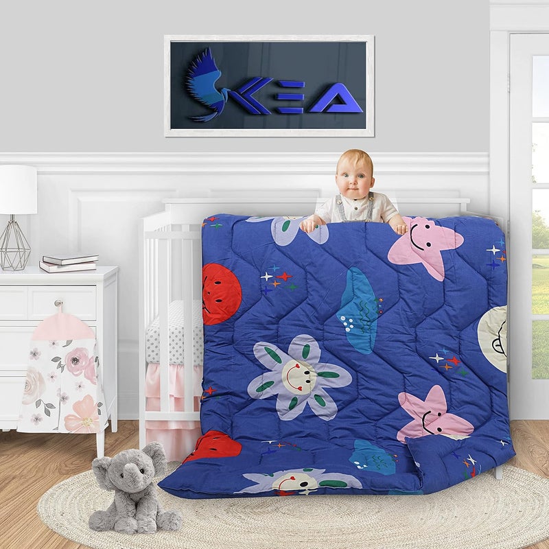 KEA Microfiber All Weather Printed Baby Comforter 250 GSM Size 22X30 InchKids Comforter - Image 1