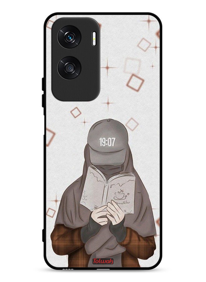 Tolwak Honor X50i 5G Protective Case Cover Girl Reading Art - Image 1