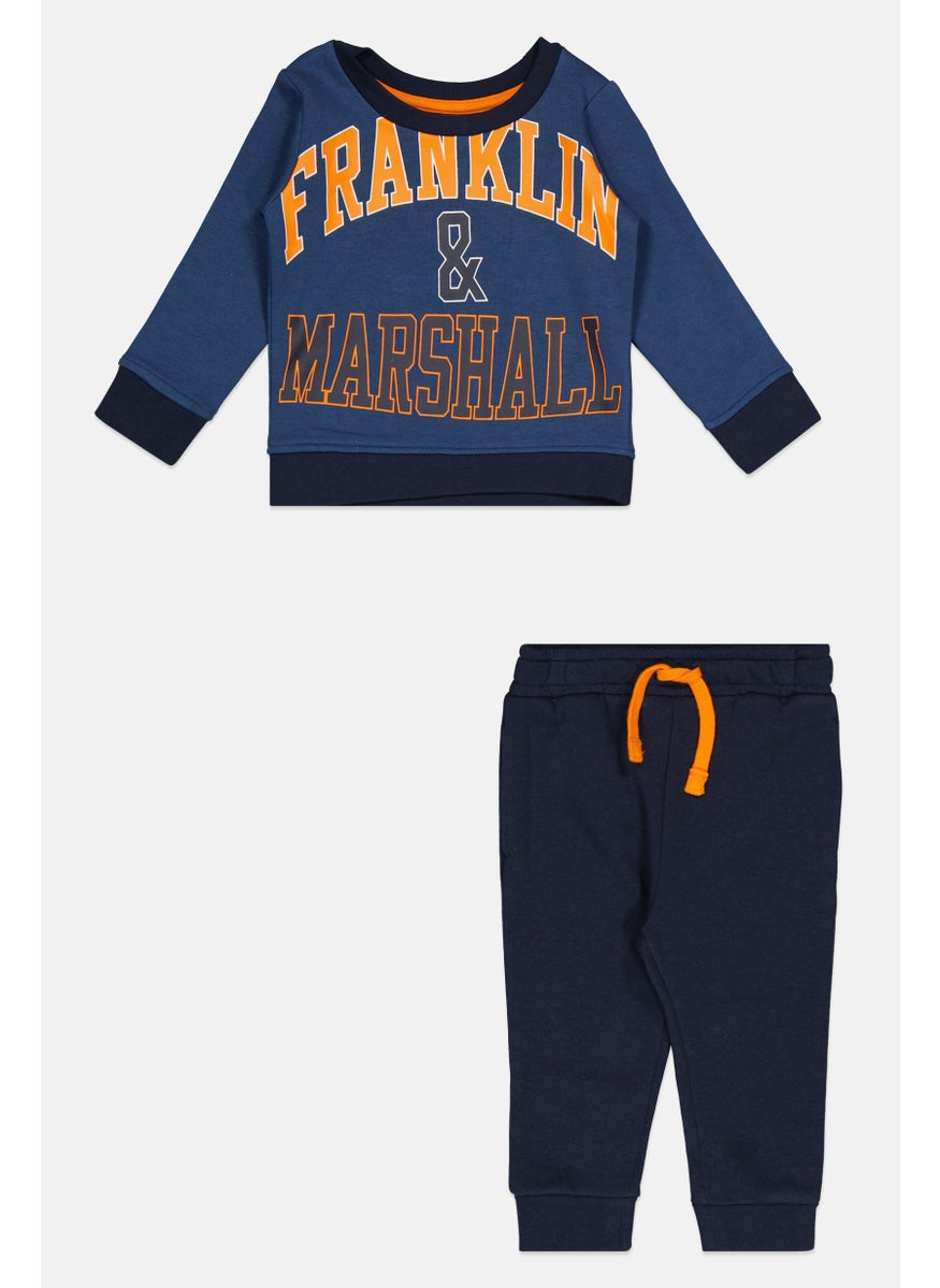 Toddlers Boy 2 Pcs Brand Logo Sweatshirt And Pants Set, Navy - pzsku/ZA919AE8D3677C99360DDZ/45/_/1738765078/6b35ee83-69e8-4fc9-a331-c592a0351382