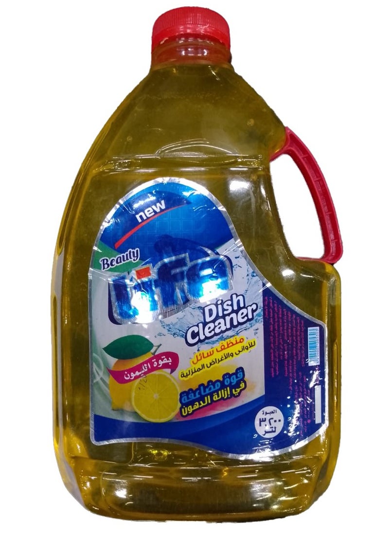 Life Life, Liquid All-Purpose Detergent 3.200 LT, Lemon 