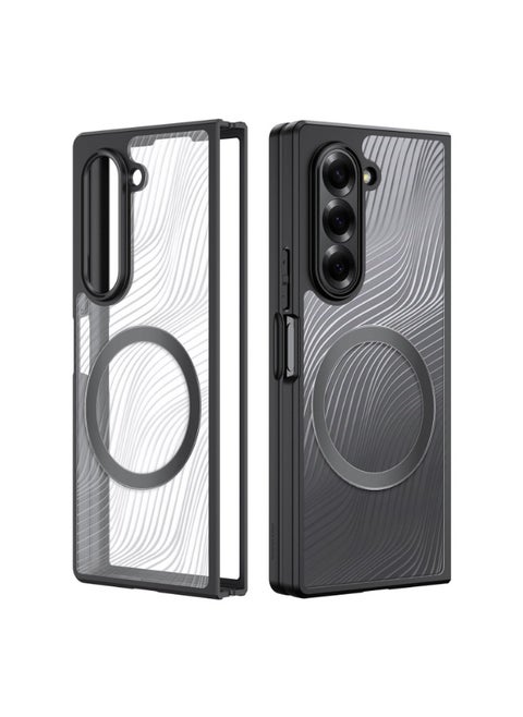 Magnetic Designed for Samsung Galaxy Z Fold 7 Case [Compatible with Magsafe] [Translucent Matte][Anti-Fingerprint] Shockproof Slim Case for Samsung Galaxy Z Fold 7