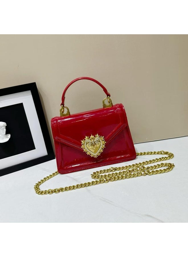 D&G Red Devotion Small Top Handle Bag.