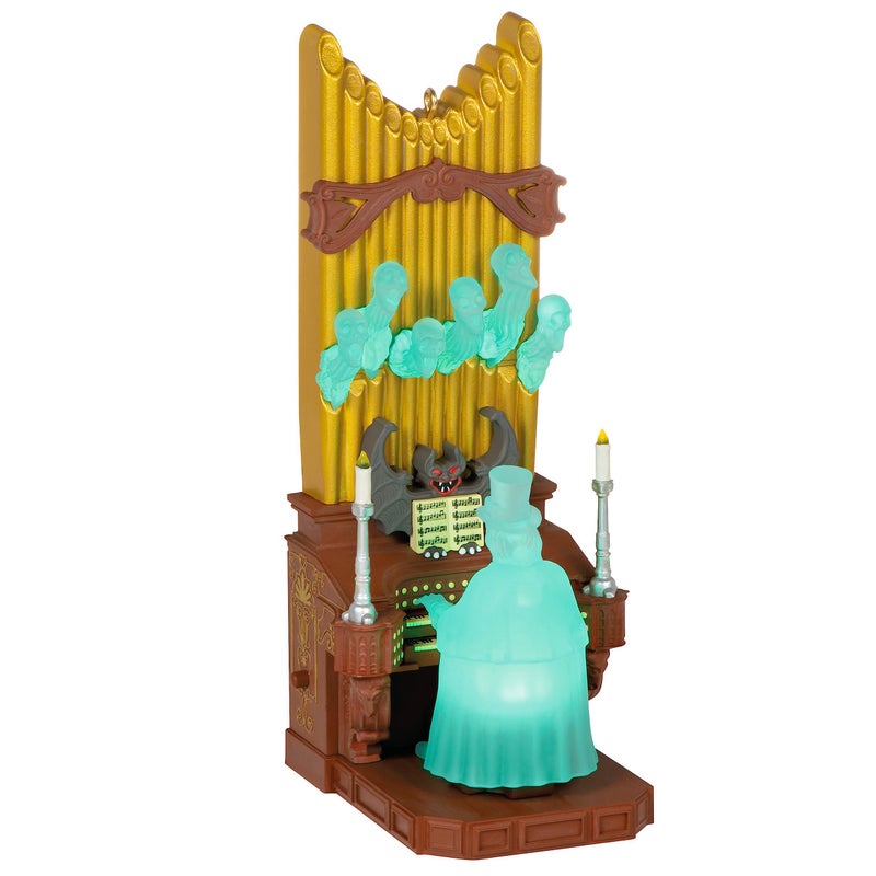 Hallmark Keepsake Christmas Ornament 2023, Disney The Haunted Mansion Collection Victor Geist With Light and Sound, Gifts for Disney Fans - Image 1