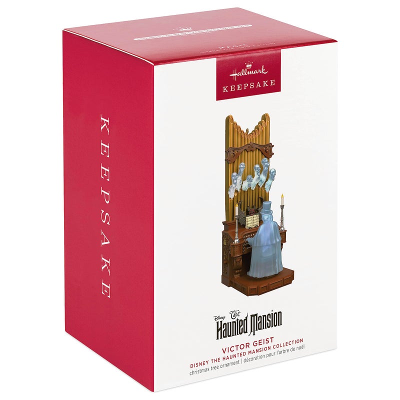 Hallmark Keepsake Christmas Ornament 2023, Disney The Haunted Mansion Collection Victor Geist With Light and Sound, Gifts for Disney Fans - Image 3
