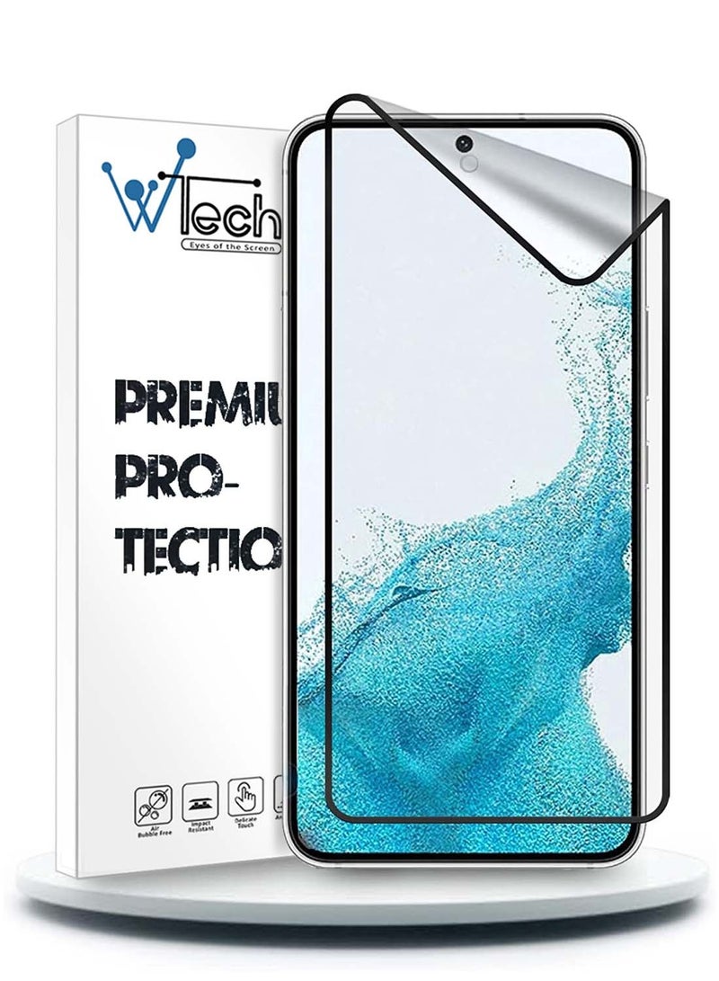 Wtech Samsung Galaxy S22 / S23 5G 2023  6.1 Inch Ceramic Screen Protector (MSCNMN) - Clear/Black - Image 1