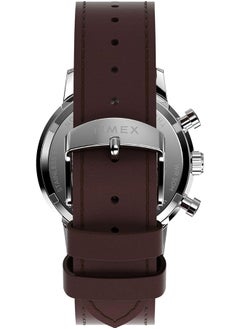 TIMEX Men Chronograph Watch With A Leather Strap Marlin  - Image 3