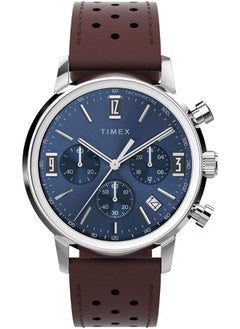 TIMEX Men Chronograph Watch With A Leather Strap Marlin  - Image 1