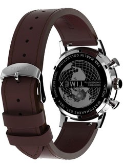 TIMEX Men Chronograph Watch With A Leather Strap Marlin  - Image 5