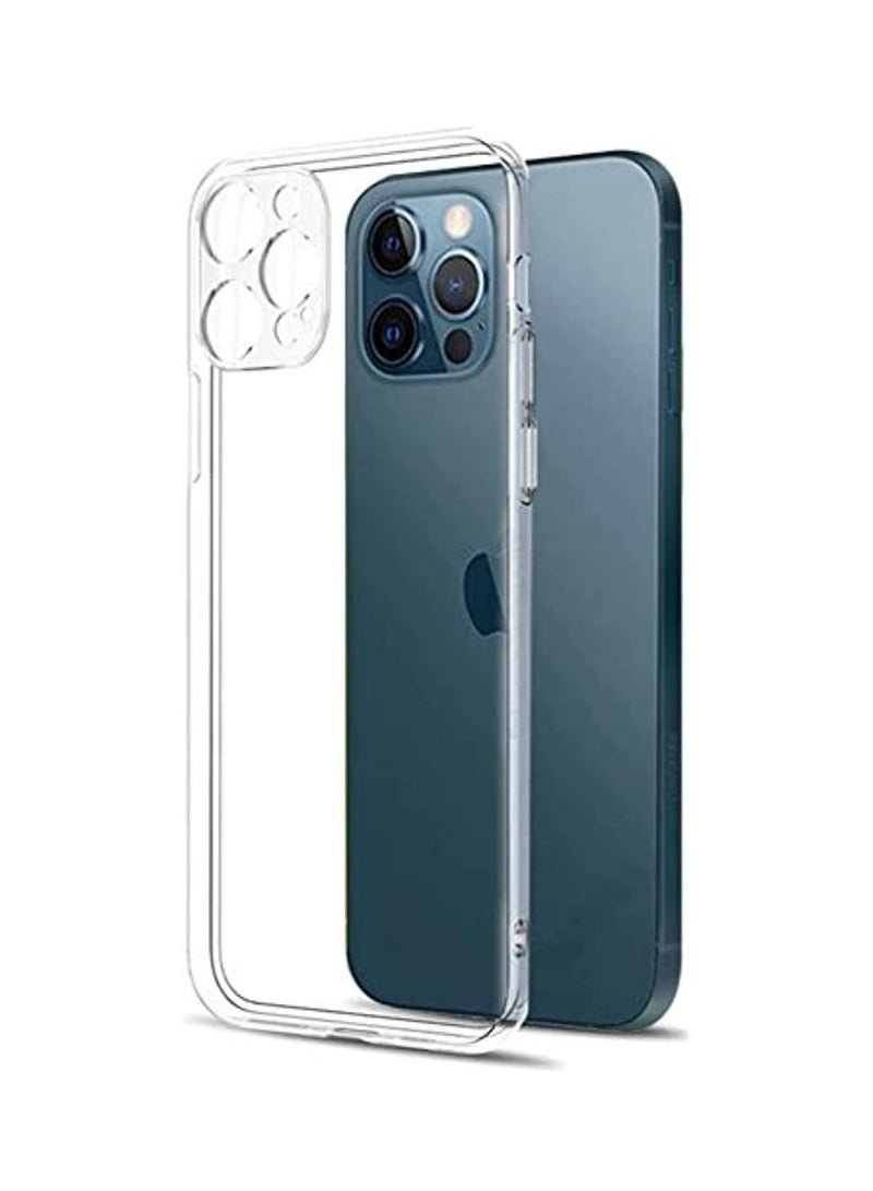 Case for iPhone 12 Pro Max 6.7-Inch, Non-Yellowing Shockproof Phone Bumper Cover, Anti-Scratch Clear Back (Clear) - Image 1