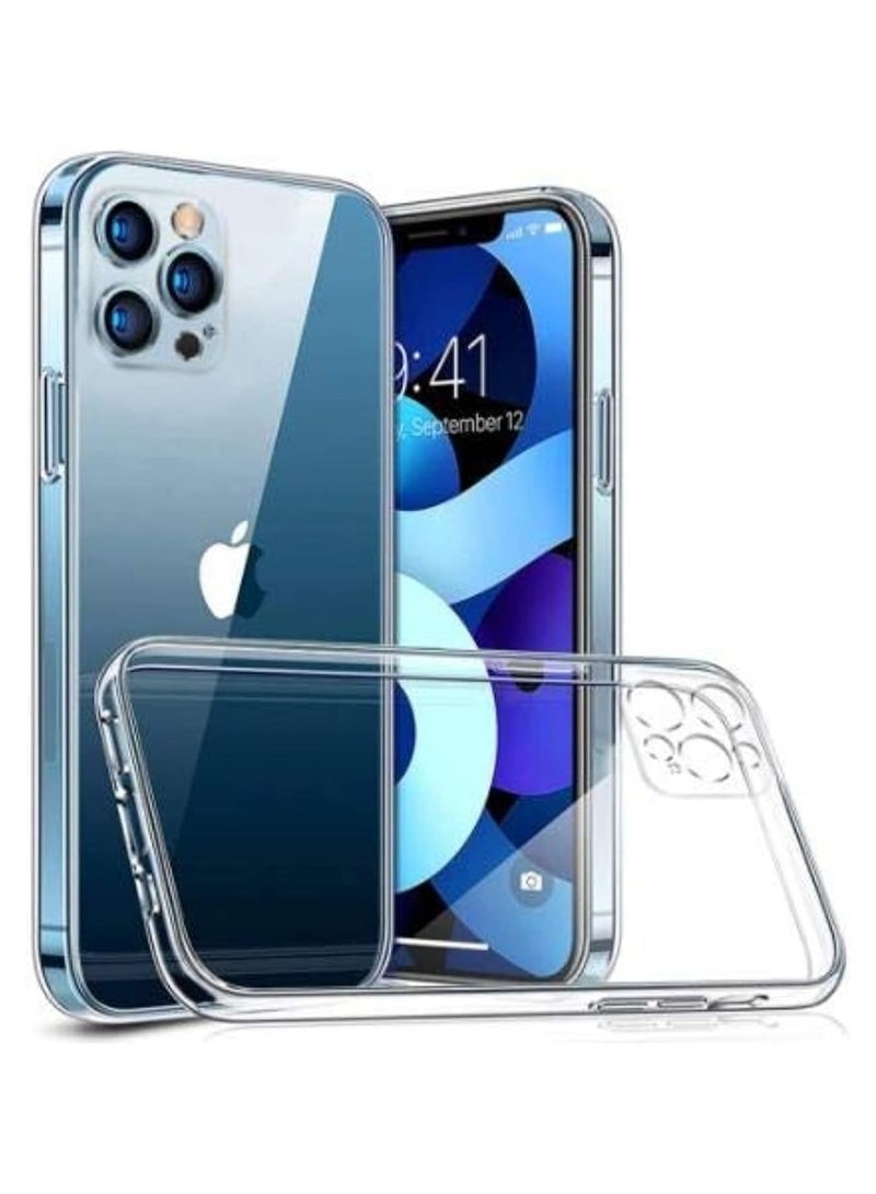 Case for iPhone 12 Pro Max 6.7-Inch, Non-Yellowing Shockproof Phone Bumper Cover, Anti-Scratch Clear Back (Clear) - Image 2