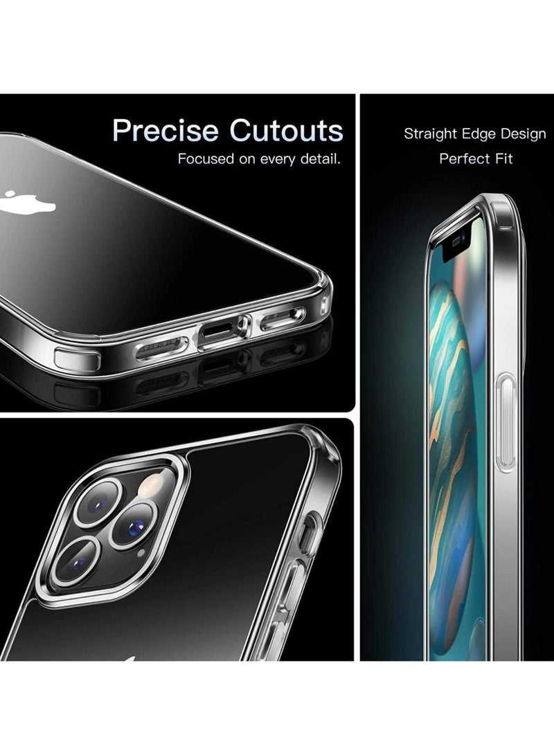 Case for iPhone 12 Pro Max 6.7-Inch, Non-Yellowing Shockproof Phone Bumper Cover, Anti-Scratch Clear Back (Clear) - Image 5