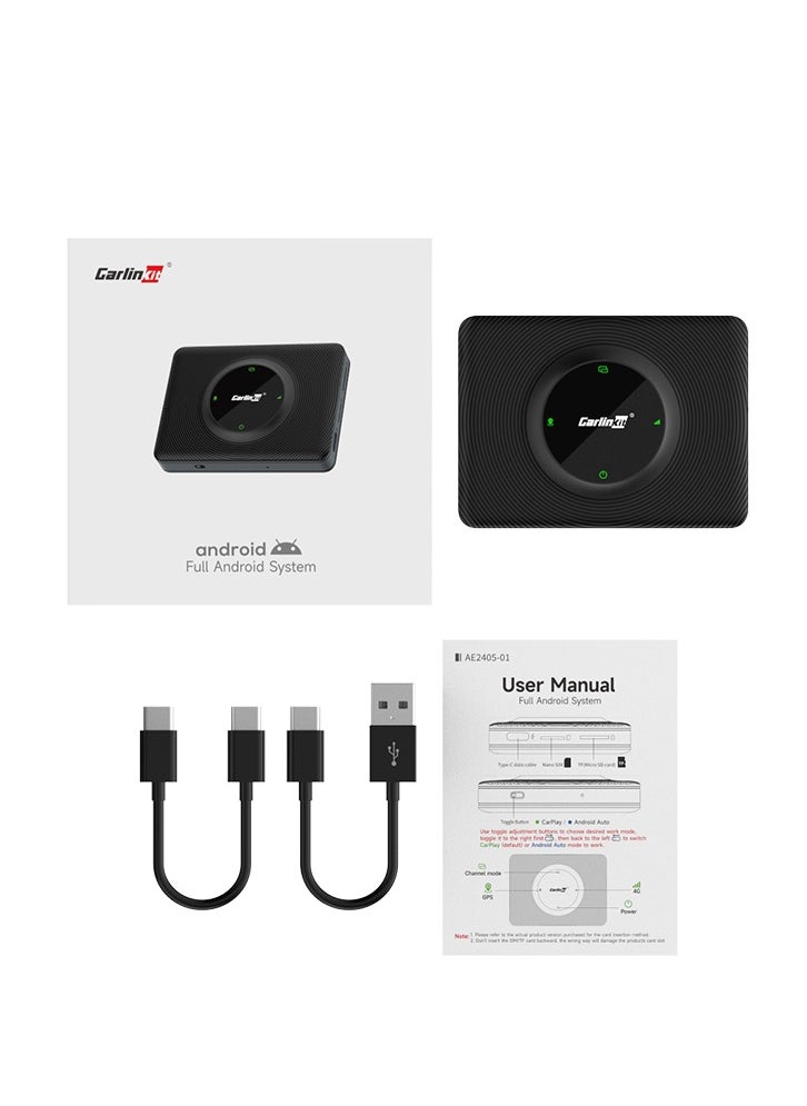 Carlinkit - Android 13 Carplay AIBox SM6125 8+128GB Smart Car Android TVBox Wireless Carplay Android Auto Box 4G LTE GPS Tools FOTA Easy Switch - Image 1