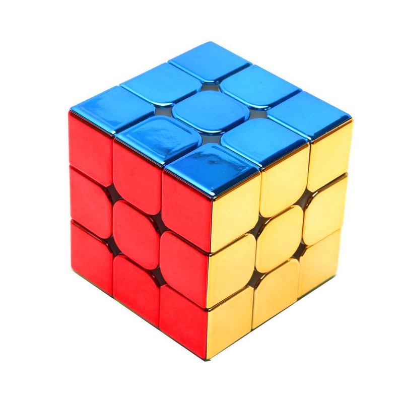 Cuberspeed Cyclone Boys Metallic 3x3 Magnetic Stickerless Magic Cube Puzzle Toys Cyclone Boys Metallic 3x3 M Speed Cube Magnetic Version - Image 1