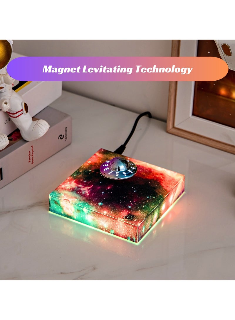 Visionaware Small Floating UFO Lamp,Imagination,Inspiration Spinning,Birthday, Hi-Tech,Art, Anniversary, Office, Home Decor Valentine's Day Gift Dubai.  - Image 2