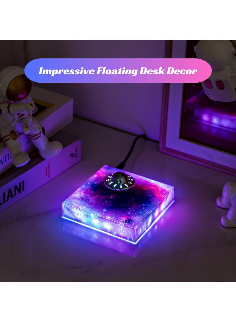 Visionaware Small Floating UFO Lamp,Imagination,Inspiration Spinning,Birthday, Hi-Tech,Art, Anniversary, Office, Home Decor Valentine's Day Gift Dubai.  - Image 3