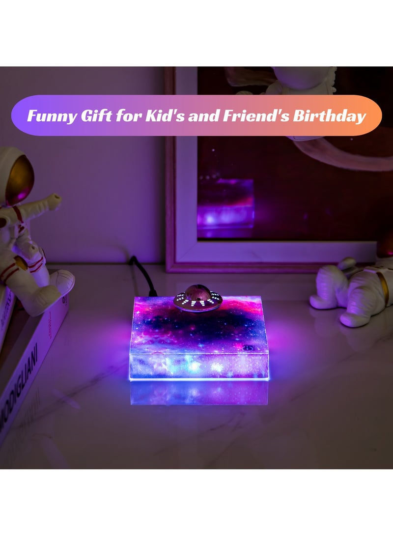 Visionaware Small Floating UFO Lamp,Imagination,Inspiration Spinning,Birthday, Hi-Tech,Art, Anniversary, Office, Home Decor Valentine's Day Gift Dubai.  - Image 4